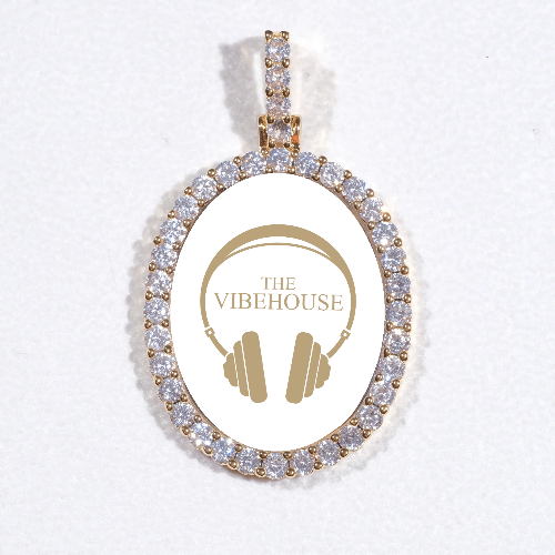 3D Oval Custom Picture Pendant