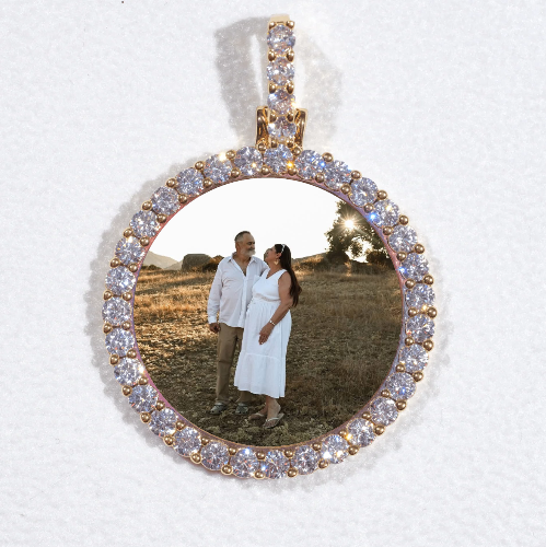 3D CIRCLE CUSTOM PICTURE PENDANT SMALL SIZE
