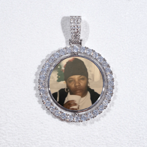 3D Spinning 2-Faced Custom Picture Pendant