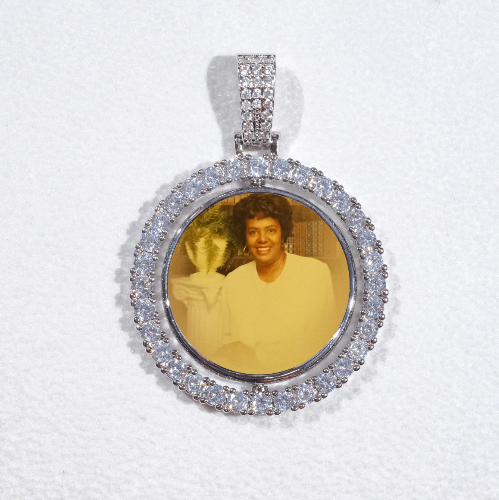 3D Spinning 2-Faced Custom Picture Pendant
