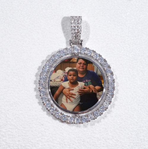 3D Spinning 2-Faced Custom Picture Pendant