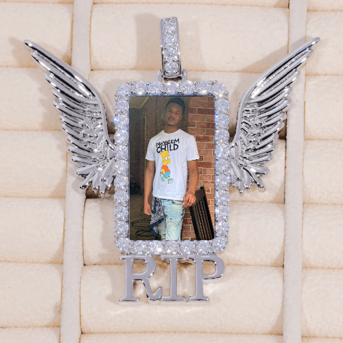 RIP WING 3D CUSTOM PICTURE PENDANT
