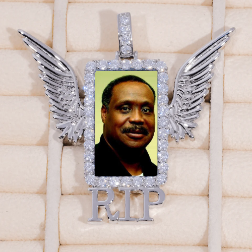 RIP WING 3D CUSTOM PICTURE PENDANT