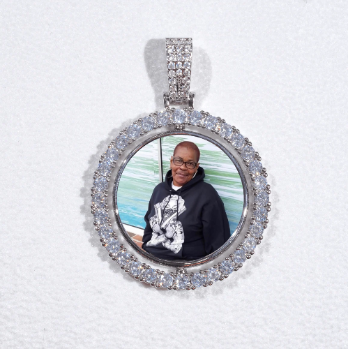 3D Spinning 2-Faced Custom Picture Pendant