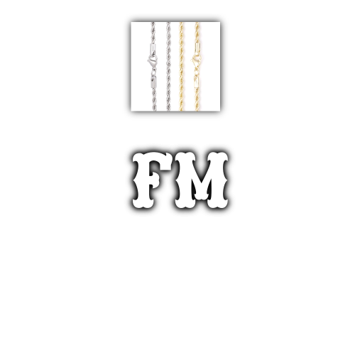 Custom Letters Freibeuter Font Necklace