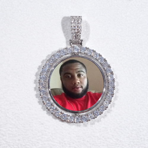 3D Spinning 2-Faced Custom Picture Pendant