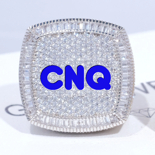 CUSTOM LETTER 3D ICED RING