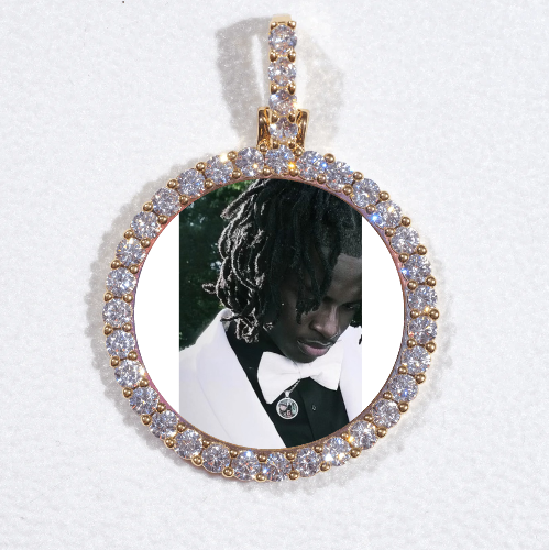 3D CIRCLE CUSTOM PICTURE PENDANT SMALL SIZE