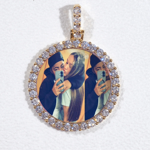 3D CIRCLE CUSTOM PICTURE PENDANT SMALL SIZE