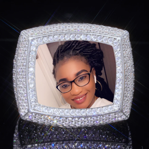 3D CUSTOM PICTURE ICED RING