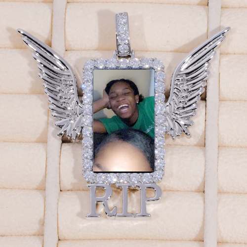 RIP WING 3D CUSTOM PICTURE PENDANT