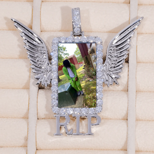 RIP WING 3D CUSTOM PICTURE PENDANT