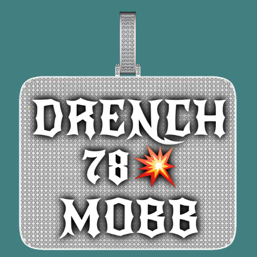CUSTOM LETTER NECKLACE 3D BIG SQUARE