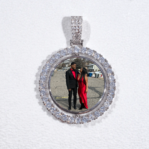 3D Spinning 2-Faced Custom Picture Pendant