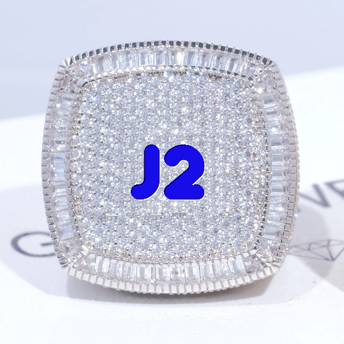 CUSTOM LETTER 3D ICED RING