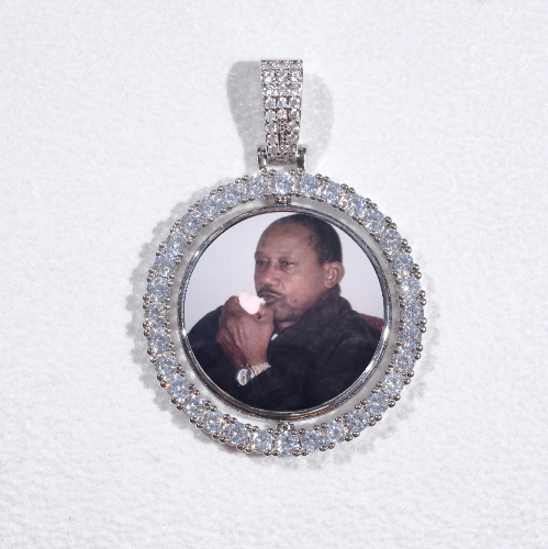 3D Spinning 2-Faced Custom Picture Pendant