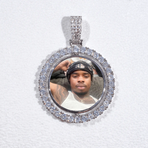 3D Spinning 2-Faced Custom Picture Pendant