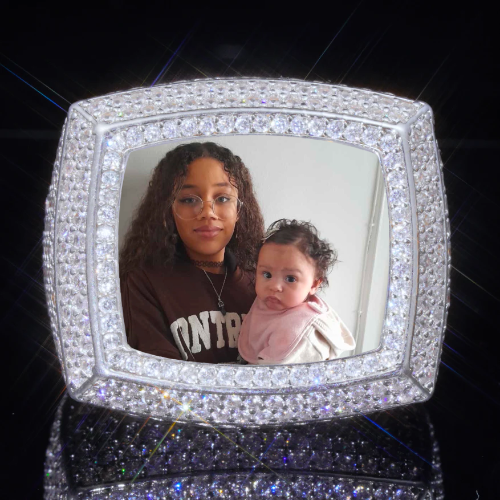 3D CUSTOM PICTURE ICED RING