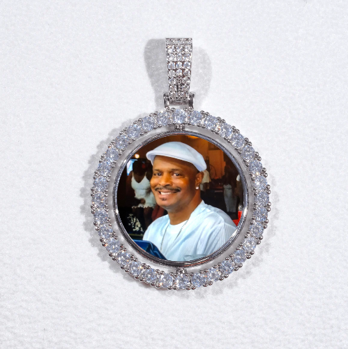 3D Spinning 2-Faced Custom Picture Pendant