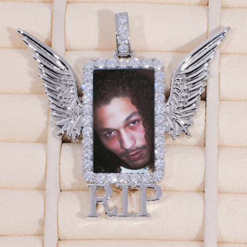 RIP WING 3D CUSTOM PICTURE PENDANT