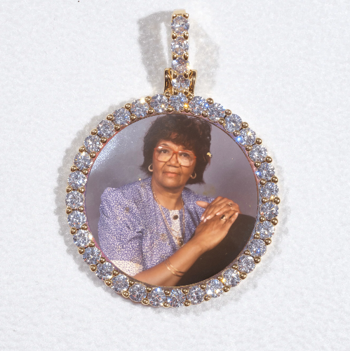 3D CIRCLE CUSTOM PICTURE PENDANT SMALL SIZE