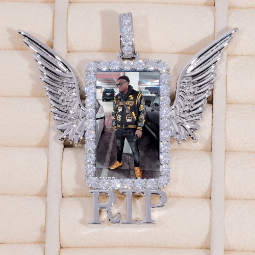 RIP WING 3D CUSTOM PICTURE PENDANT