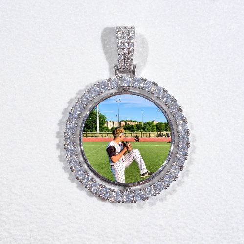 3D Spinning 2-Faced Custom Picture Pendant
