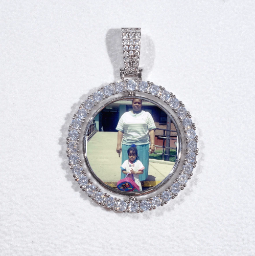 3D Spinning 2-Faced Custom Picture Pendant