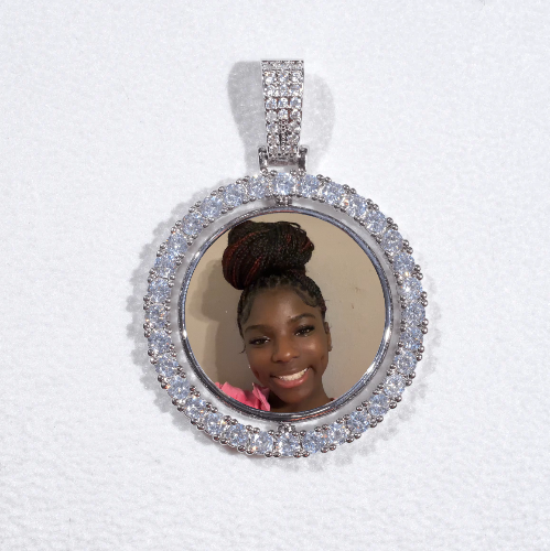3D Spinning 2-Faced Custom Picture Pendant