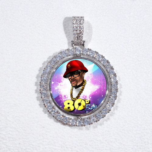 3D Spinning 2-Faced Custom Picture Pendant