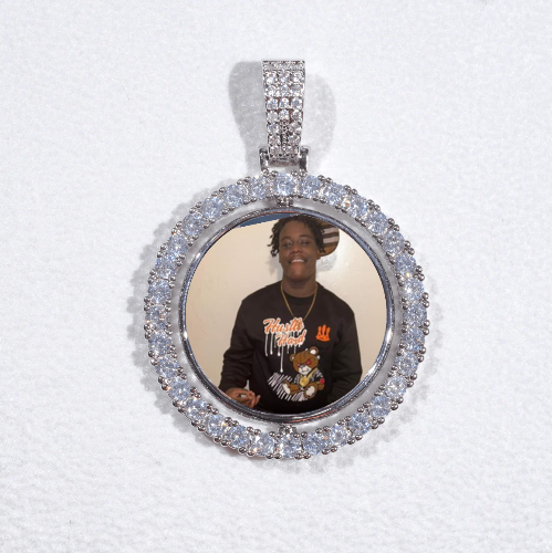3D Spinning 2-Faced Custom Picture Pendant