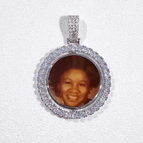3D Spinning 2-Faced Custom Picture Pendant