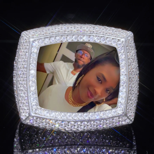 3D CUSTOM PICTURE ICED RING