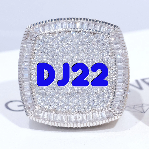 CUSTOM LETTER 3D ICED RING