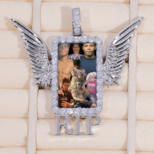 RIP WING 3D CUSTOM PICTURE PENDANT