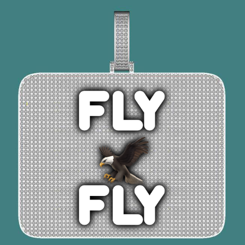 CUSTOM LETTER NECKLACE 3D BIG SQUARE