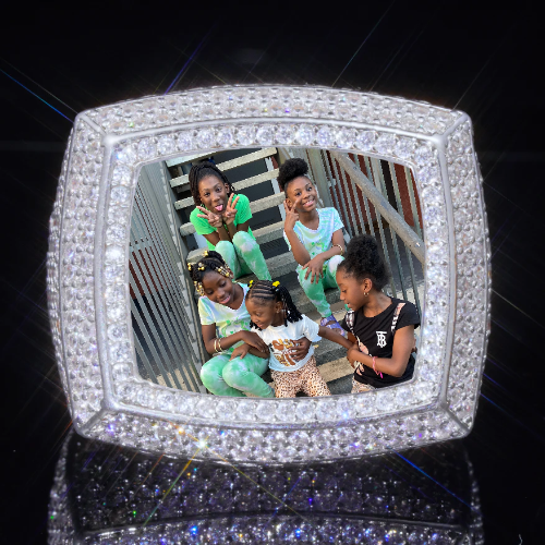 3D CUSTOM PICTURE ICED RING