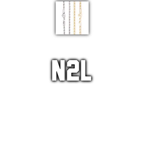 Custom Letters Baguette Two Layer Necklace