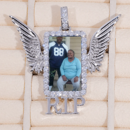 RIP WING 3D CUSTOM PICTURE PENDANT