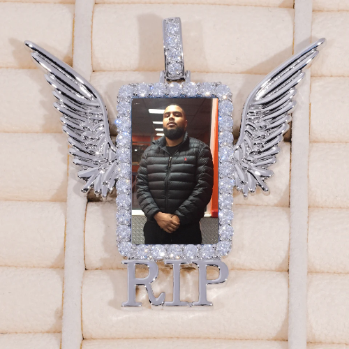 RIP WING 3D CUSTOM PICTURE PENDANT