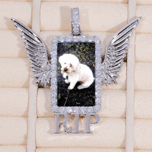 RIP WING 3D CUSTOM PICTURE PENDANT