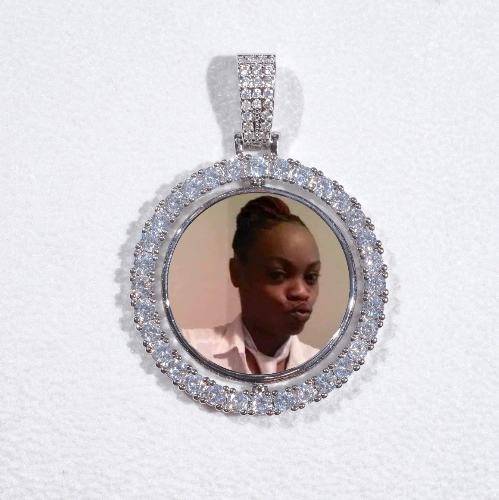3D Spinning 2-Faced Custom Picture Pendant