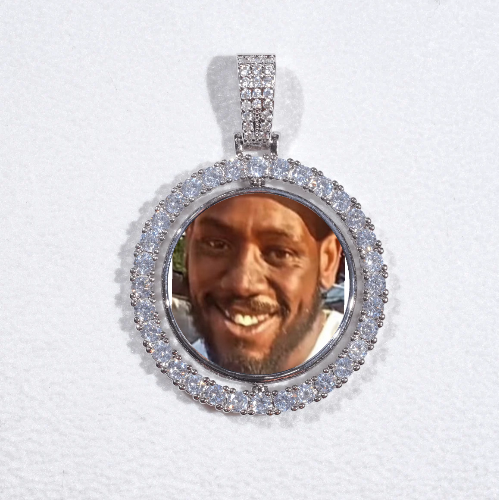 3D Spinning 2-Faced Custom Picture Pendant