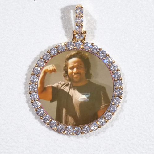 3D CIRCLE CUSTOM PICTURE PENDANT SMALL SIZE