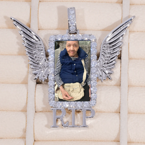 RIP WING 3D CUSTOM PICTURE PENDANT