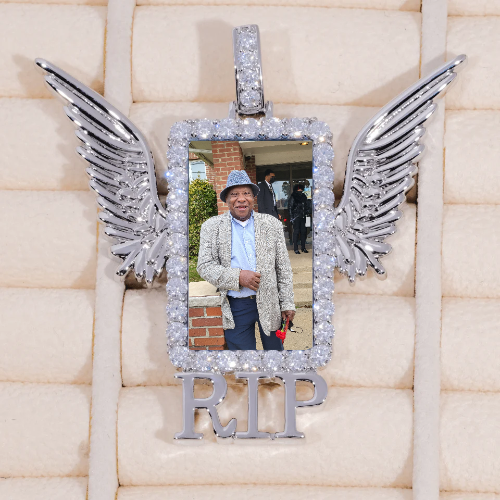 RIP WING 3D CUSTOM PICTURE PENDANT