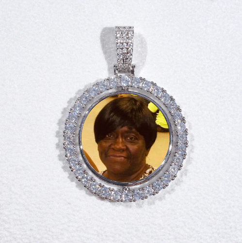 3D Spinning 2-Faced Custom Picture Pendant