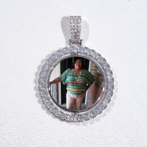 3D Spinning 2-Faced Custom Picture Pendant