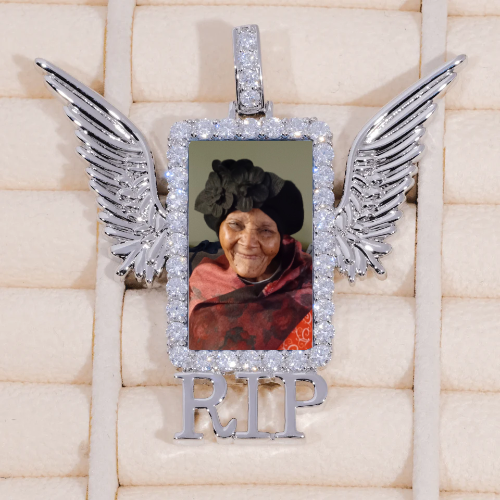 RIP WING 3D CUSTOM PICTURE PENDANT