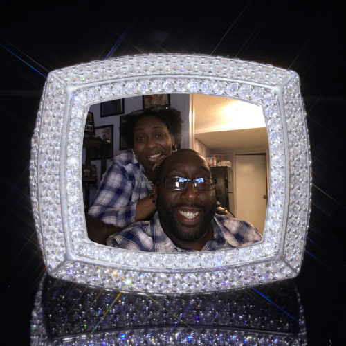 3D CUSTOM PICTURE ICED RING